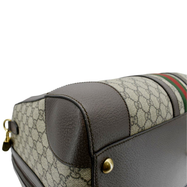 GUCCI Savoy Large GG Supreme Canvas Duffle Bag Beige 724612