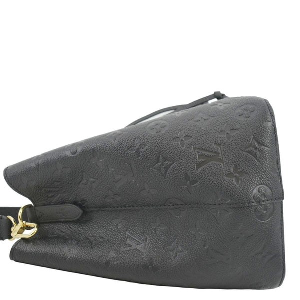 LOUIS VUITTON NeoNoe MM Monogram Empreinte Leather Shoulder Bag Black