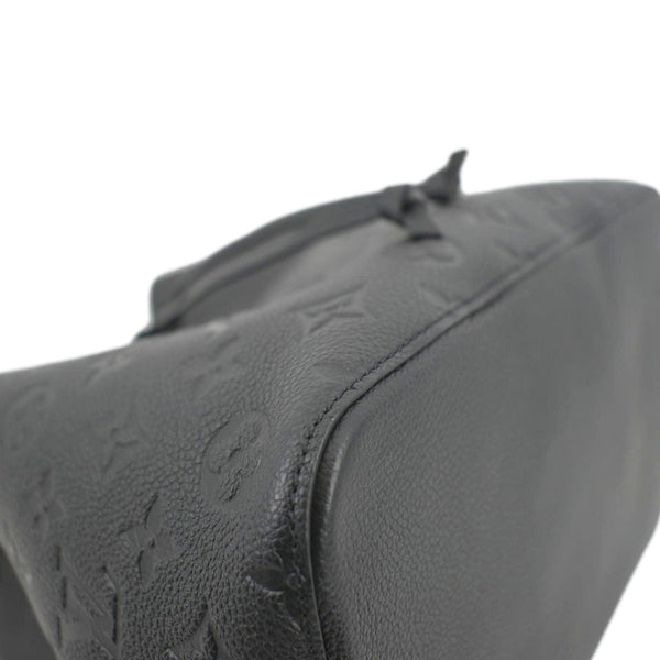LOUIS VUITTON NeoNoe MM Monogram Empreinte Leather Shoulder Bag Black