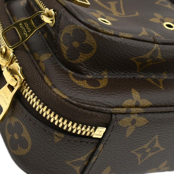 LOUIS VUITTON Utility Monogram Canvas Crossbody Bag Brown