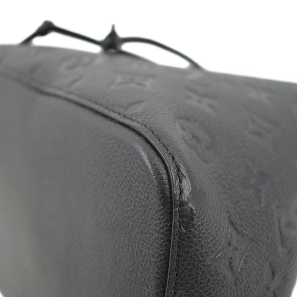 LOUIS VUITTON NeoNoe MM Monogram Empreinte Leather Shoulder Bag Black