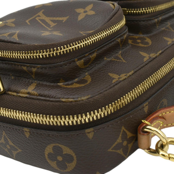 LOUIS VUITTON Utility Monogram Canvas Crossbody Bag Brown