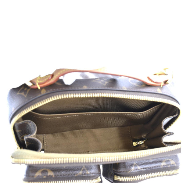 LOUIS VUITTON Utility Monogram Canvas Crossbody Bag Brown