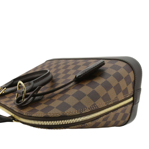 LOUIS VUITTON Alma PM Damier Ebene Satchel Bag Brown