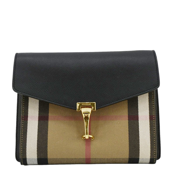 BURBERRY Macken Small Canvas Crossbody Bag Black