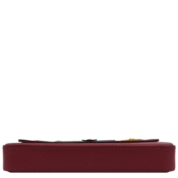 LOUIS VUITTON Easter Felicie Epi Leather Pochette Crossbody Bag Pink