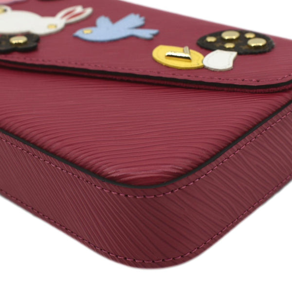 LOUIS VUITTON Easter Felicie Epi Leather Pochette Crossbody Bag Pink