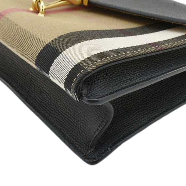 BURBERRY Macken Small Canvas Crossbody Bag Black