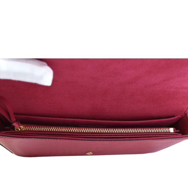 LOUIS VUITTON Easter Felicie Epi Leather Pochette Crossbody Bag Pink
