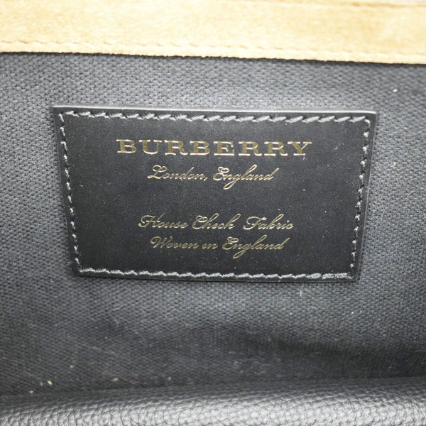 BURBERRY Macken Small Canvas Crossbody Bag Black