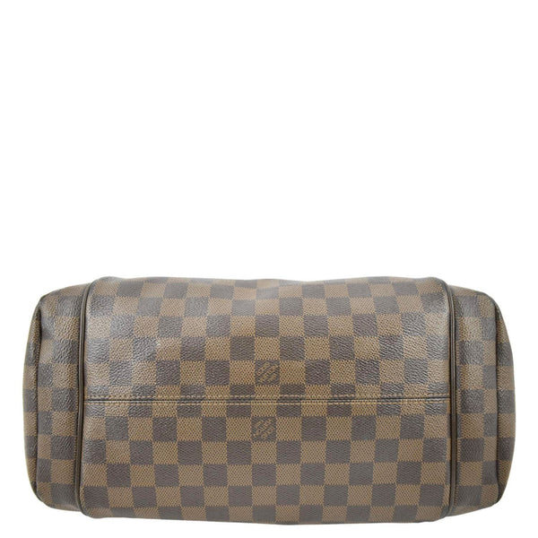 LOUIS VUITTON Totally MM Damier Ebene Shoulder Bag Brown