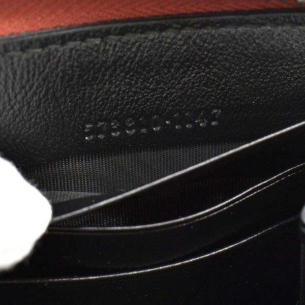 GUCCI GG Marmont Leather Zip Around Wallet Black 573810