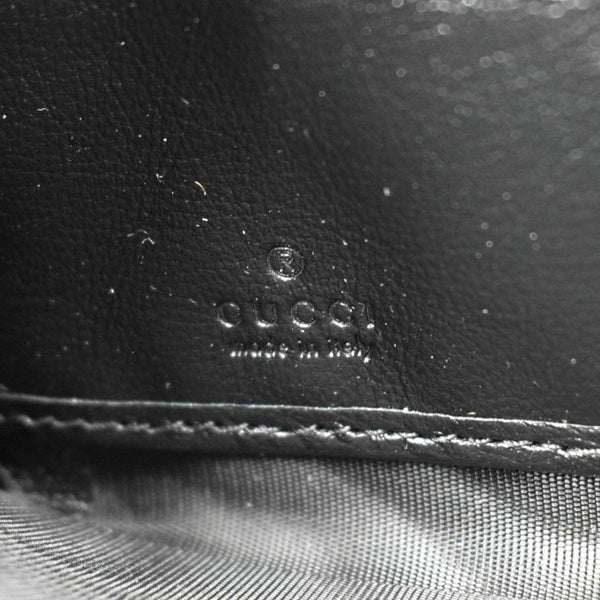 GUCCI GG Marmont Leather Zip Around Wallet Black 573810