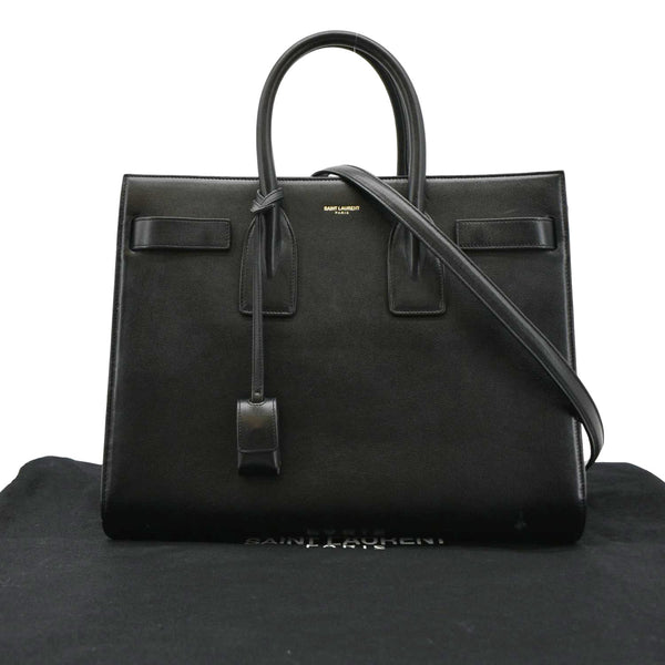 Yves Saint Laurent Sac De Jour Small Leather Shoulder Bag Black