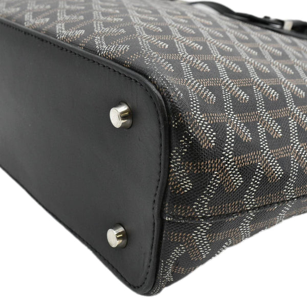 GOYARD Okinawa PM Canvas Tote Bag Black corner look