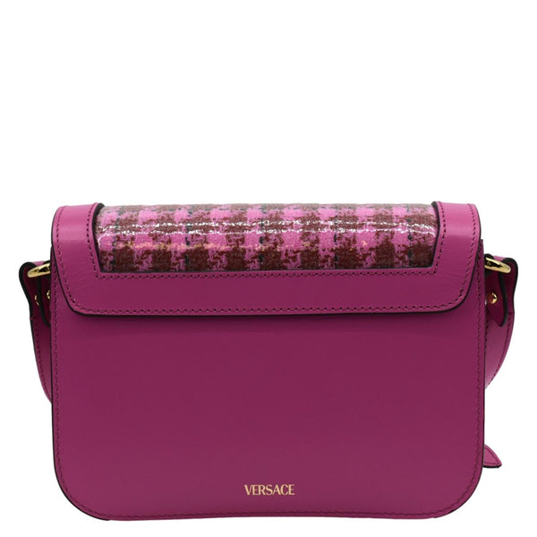 VERSACE Tribute Leather Crossbody Bag Hot Pink