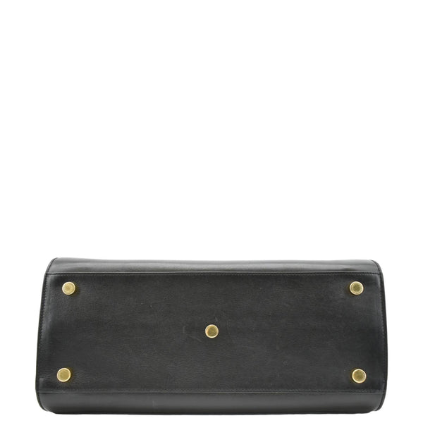 Yves Saint Laurent Sac De Jour Small Leather Shoulder Bag Black