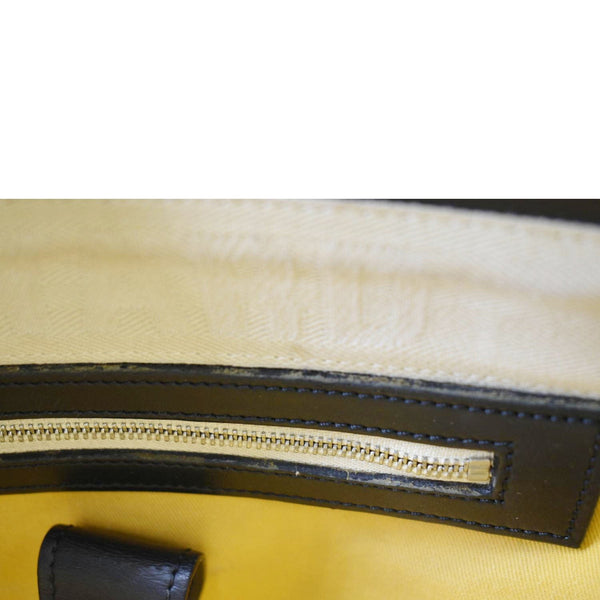 GOYARD Okinawa PM Chevron Print Canvas Tote Bag Black