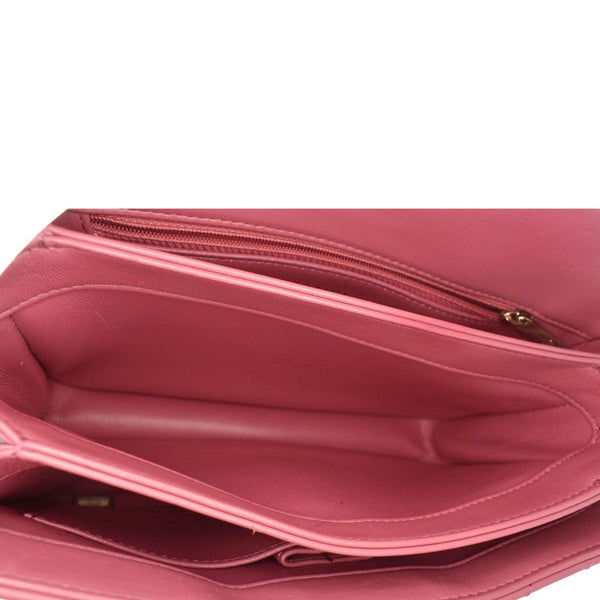 CHANEL Trendy CC Top Handle Flap Quilted Leather Shoulder Bag Hot Pink