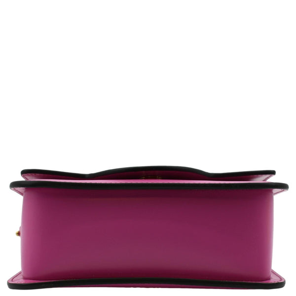 VERSACE Tribute Leather Crossbody Bag Hot Pink