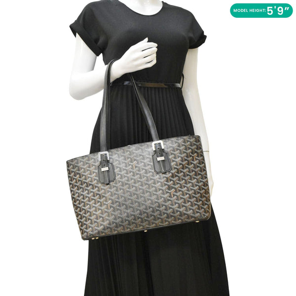 GOYARD Okinawa PM Canvas Tote Bag Blac dummy look