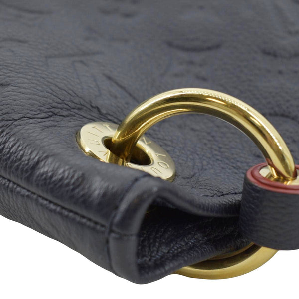 LOUIS VUITTON Artsy MM Empreinte Leather Shoulder Bag Navy Blue