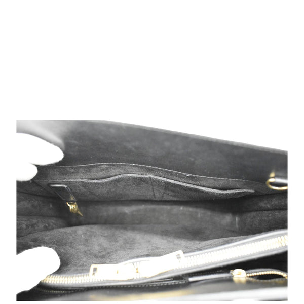 Yves Saint Laurent Sac De Jour Small Leather Shoulder Bag Black