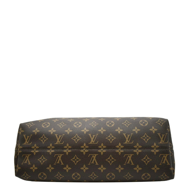 LOUIS VUITTON Graceful MM Monogram Canvas Hobo Shoulder Bag Brown