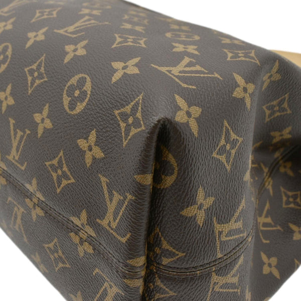 LOUIS VUITTON Graceful MM Monogram Canvas Hobo Shoulder Bag Brown