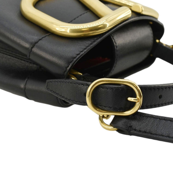 VALENTINO Garavani SuperVee Leather Crossbody Bag Black