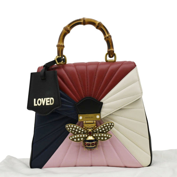 GUCCI Queen Margaret Quilted Leather Backpack Bag front sideGUCCI Queen Margaret Backpack Multicolor front