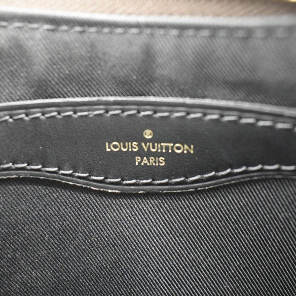 LOUIS VUITTON Boulogne NM Monogram Canvas Shoulder Bag Black