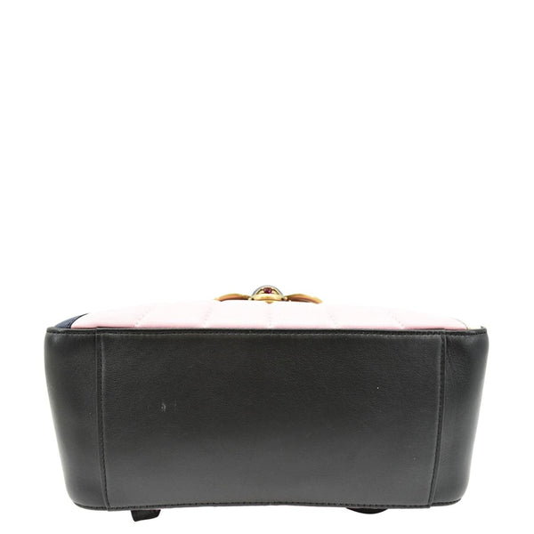 GUCCI Queen Margaret Quilted Leather Bee Backpack Multicolor 476664