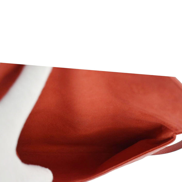 LOUIS VUITTON Twice Pochette Monogram Empreinte Crossbody Bag Red