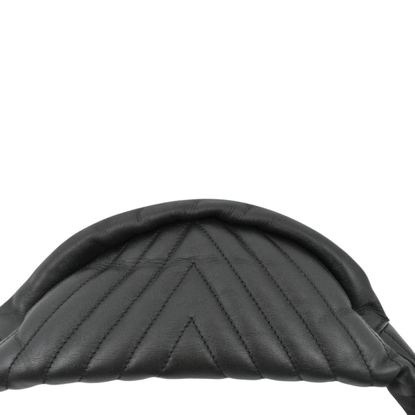 LOUIS VUITTON New Wave Quilted Leather Crossbody Black with land scap view