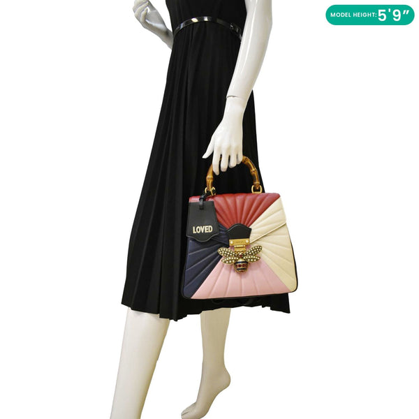 GUCCI Queen Margaret Quilted Leather Backpack Bag dummy lookGUCCI Queen Margaret Backpack Multicolor dummy look