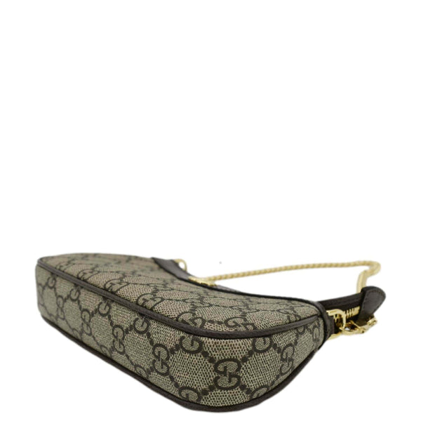GUCCI Ophidia Mini GG Supreme Canvas Shoulder Bag Beige 764960