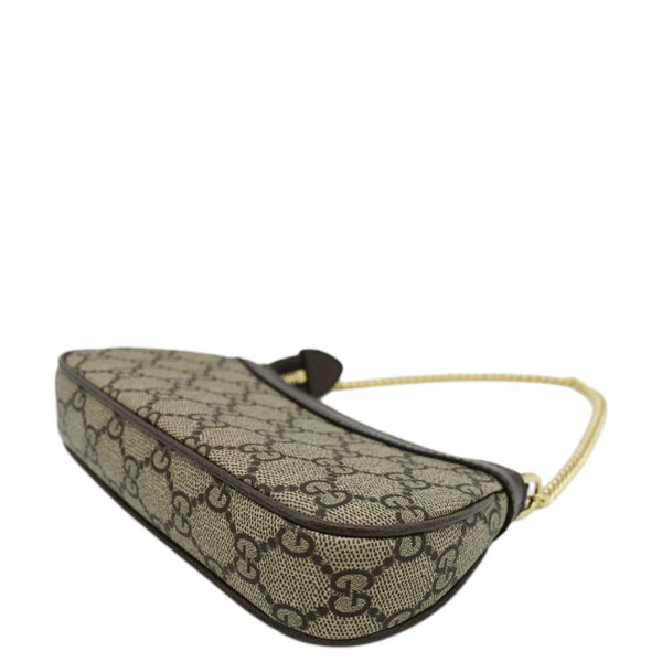 GUCCI Ophidia Mini GG Supreme Canvas Shoulder Bag Beige 764960