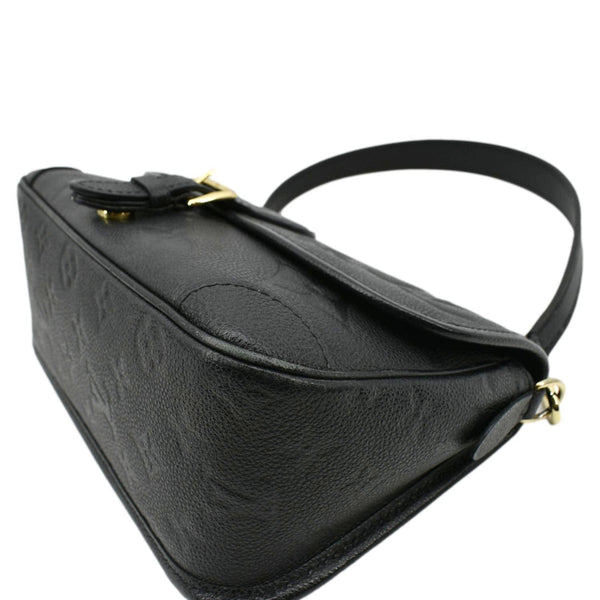 LOUIS VUITTON  Diane Empreinte Leather Crossbody Bag Black