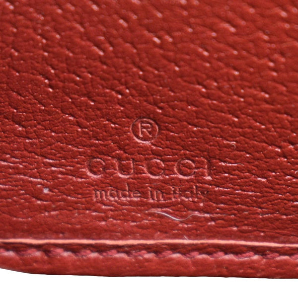 GUCCI Tian Print GG Canvas Zip Around Wallet Beige 424893