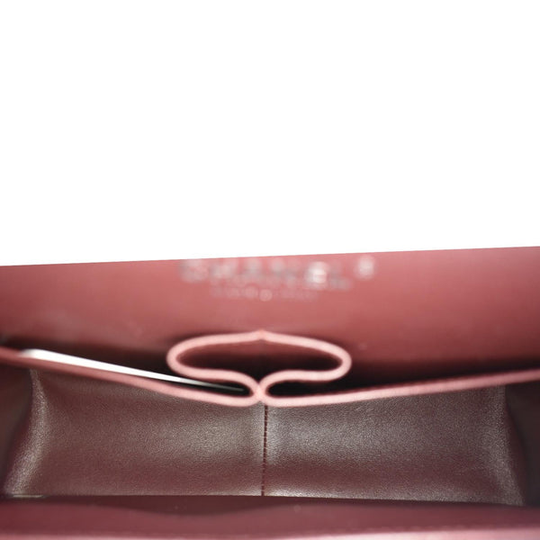 CHANEL Classic Jumbo Double Flap Quilted Caviar Leather Shoulder Bag Black