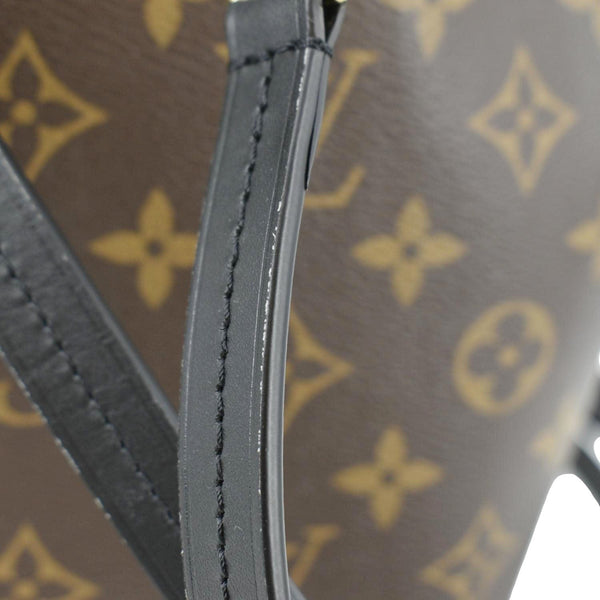 LOUIS VUITTON Montsouris BB Monogram Canvas Leather Backpack Bag Black
