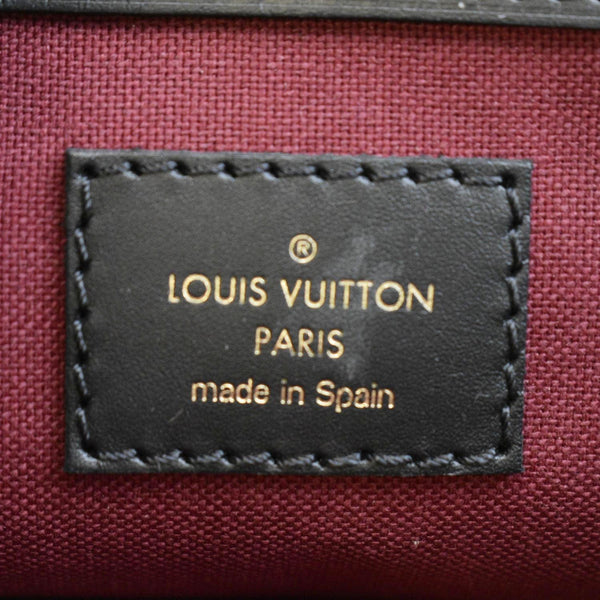 LOUIS VUITTON Montsouris BB Monogram Canvas Leather Backpack Bag Black