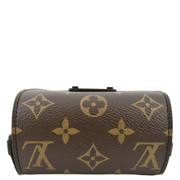 LOUIS VUITTON S-Lock Vertical Monogram Macassar Crossbody Bag Brown