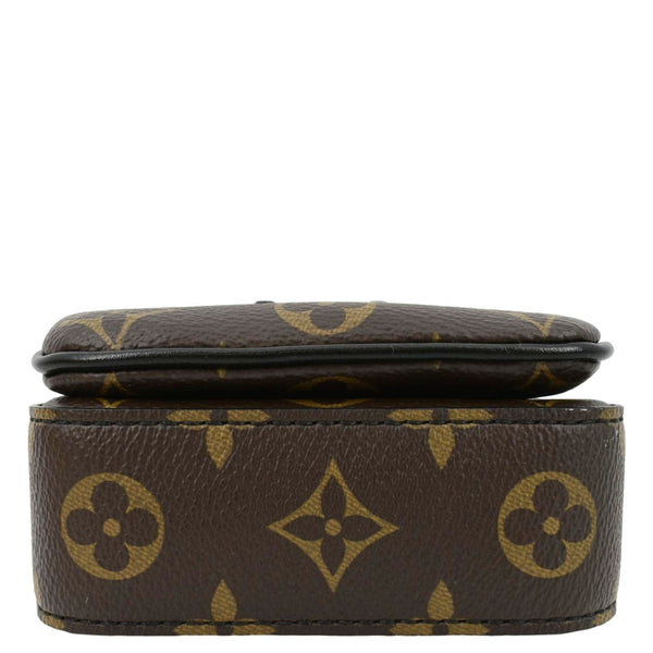 LOUIS VUITTON S-Lock Vertical Monogram Macassar Crossbody Bag Brown