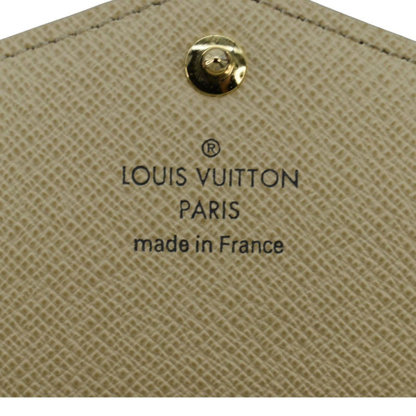LOUIS VUITTON Sarah Damier Azur Wallet White