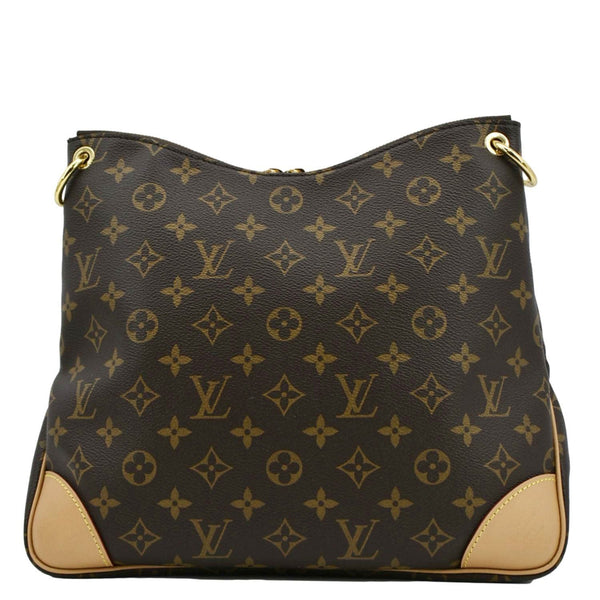LOUIS VUITTON Odeon NM MM Monogram Canvas Shoulder Bag Brown