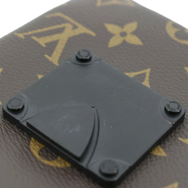 LOUIS VUITTON S-Lock Vertical Monogram Macassar Crossbody Bag Brown