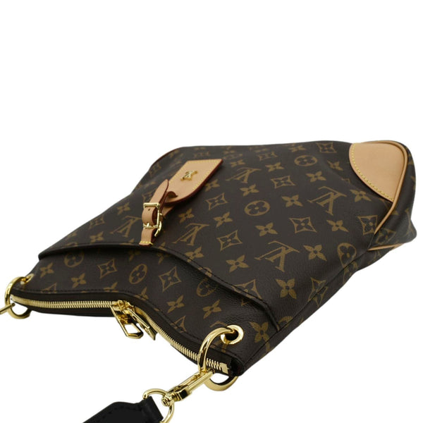 LOUIS VUITTON Odeon NM MM Monogram Canvas Shoulder Bag Brown