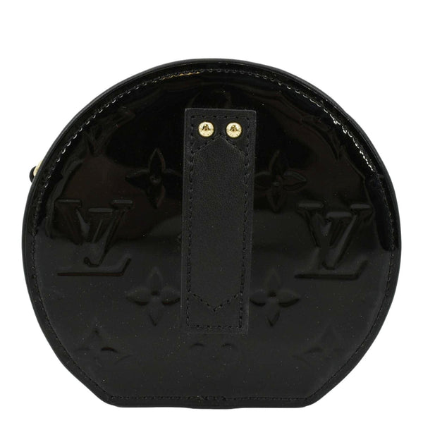 LOUIS VUITTON Boite Chapeau Souple Mini Monogram Vernis Shoulder Bag Black